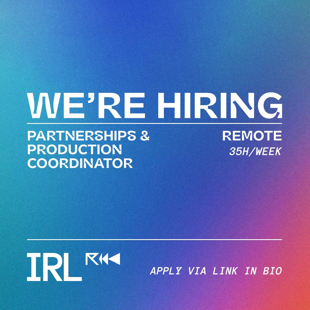 Post image: **We are hiring.**

After producing 100 plus events worldwide, Refraction is lau