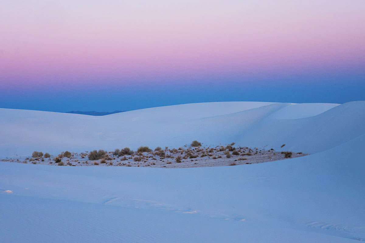 I visited White Sands National Park in New Mexico last week. What an amazingly surreal place it is!