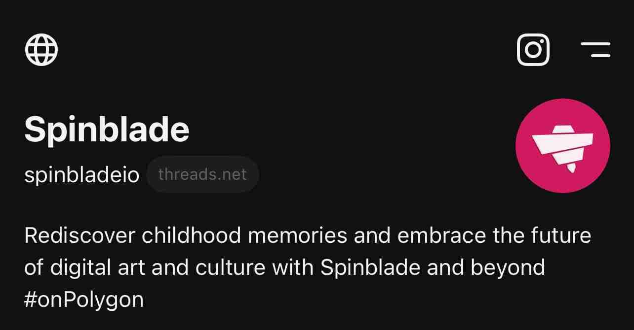 GM Bladers! ☀️

Are you on Threads yet? Give us a follow! 🤠👇

threads.net/@spinbladeio