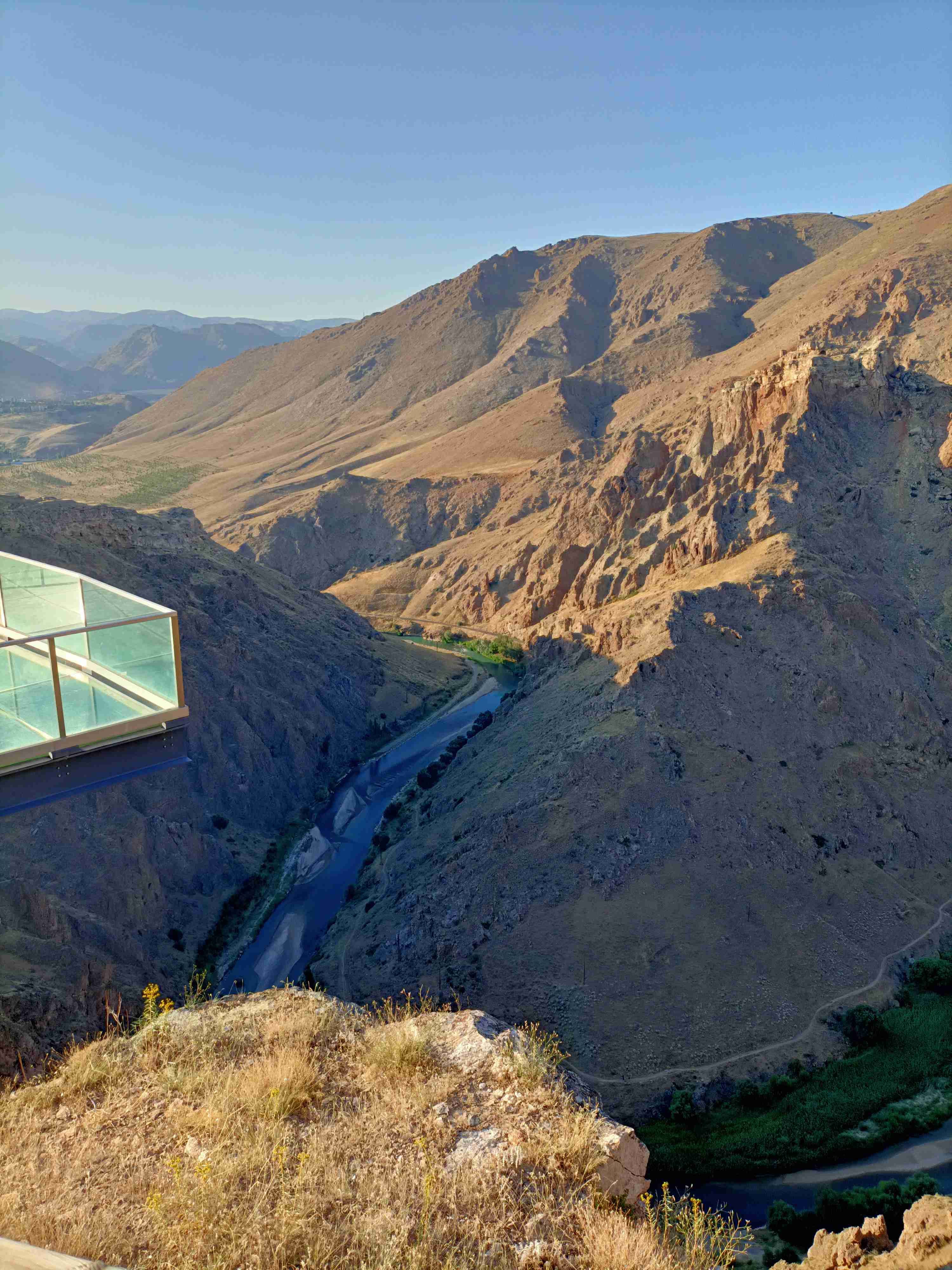 A day in the central mountains of Turkey. Amazing view on a glass ground. Turkey has lots of places …