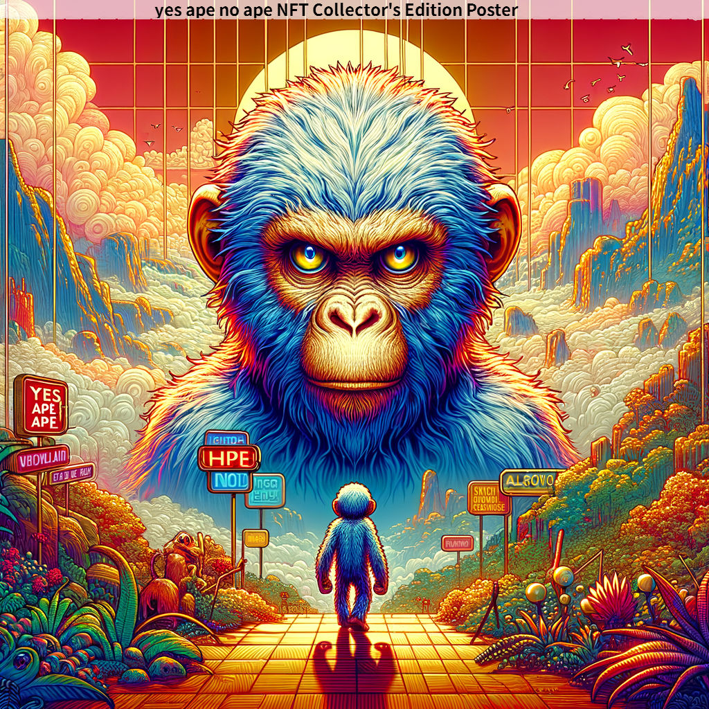 yes ape no ape poster #1699