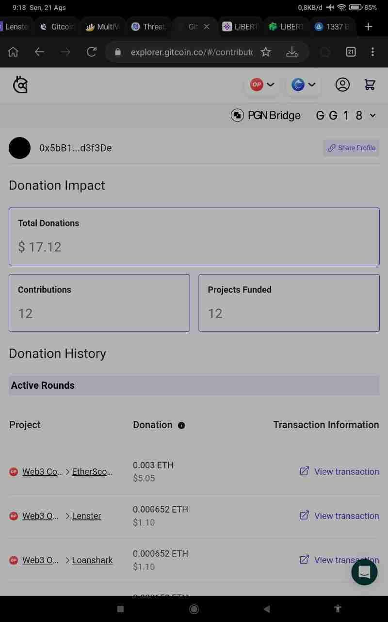 Already donate on GG18 today,, but just can donate little bit for now,, next will up donate if have …