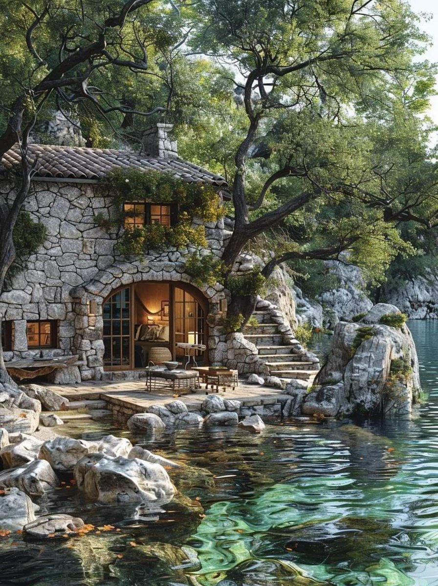 Lake side house 🏠