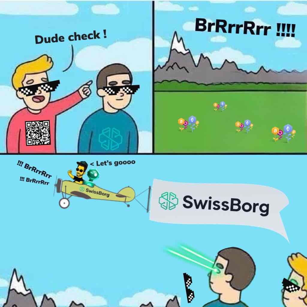 📲SwissBorg App 🇨🇭
⚙️Developed by investors for investors

✅ https://join.swissborg.com/fr/r/romainF3DF