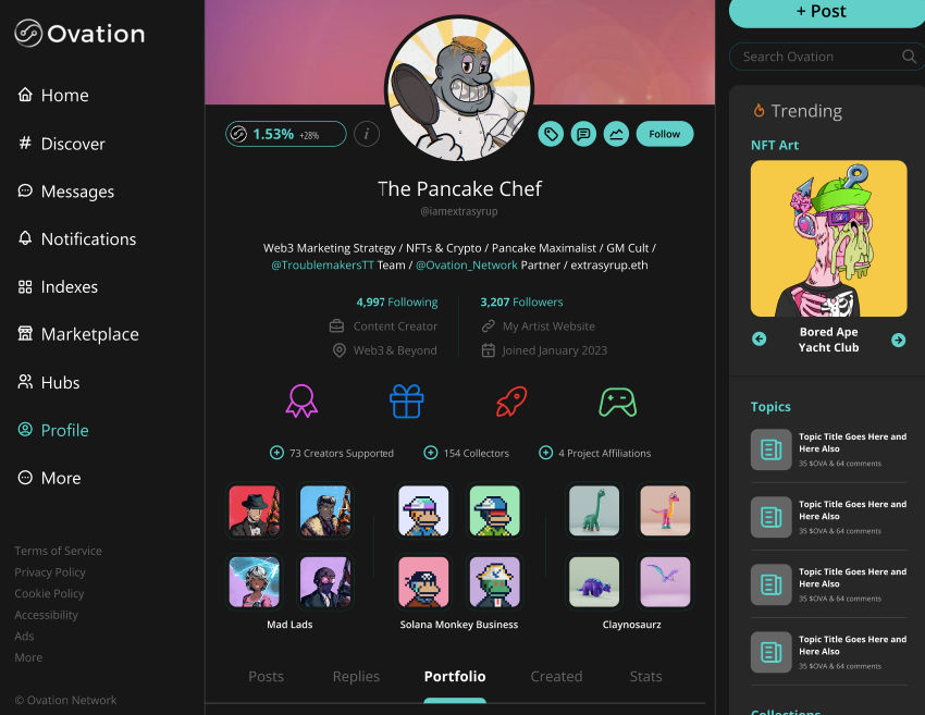 🚨 250 $OVA giveaway! 🚨

We’re building the First NFT Superapp.

Join the Ovation discord in the ne…