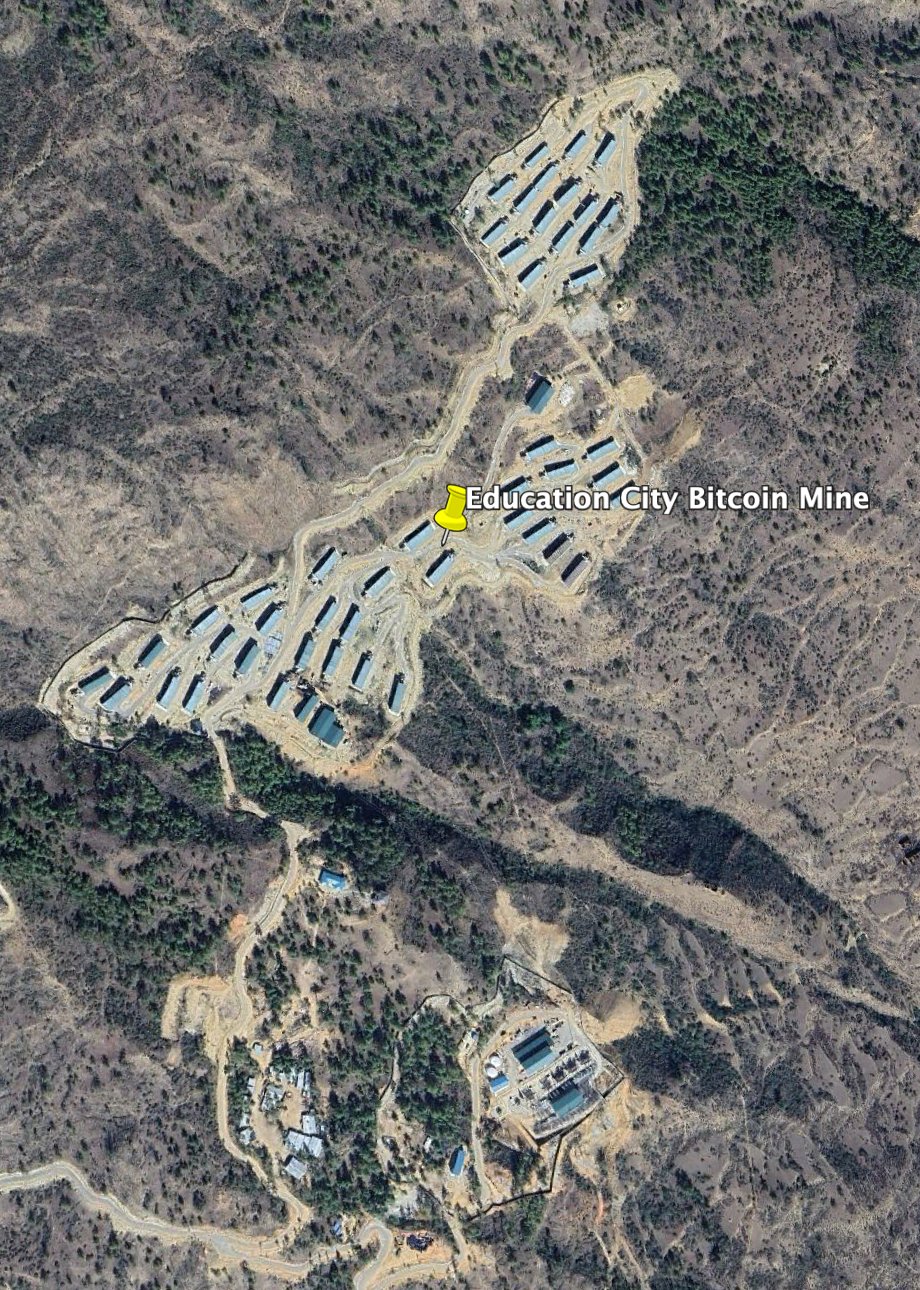 Bhutan has constructed Bitcoin mining facilities in multiple locations, with the largest being on th