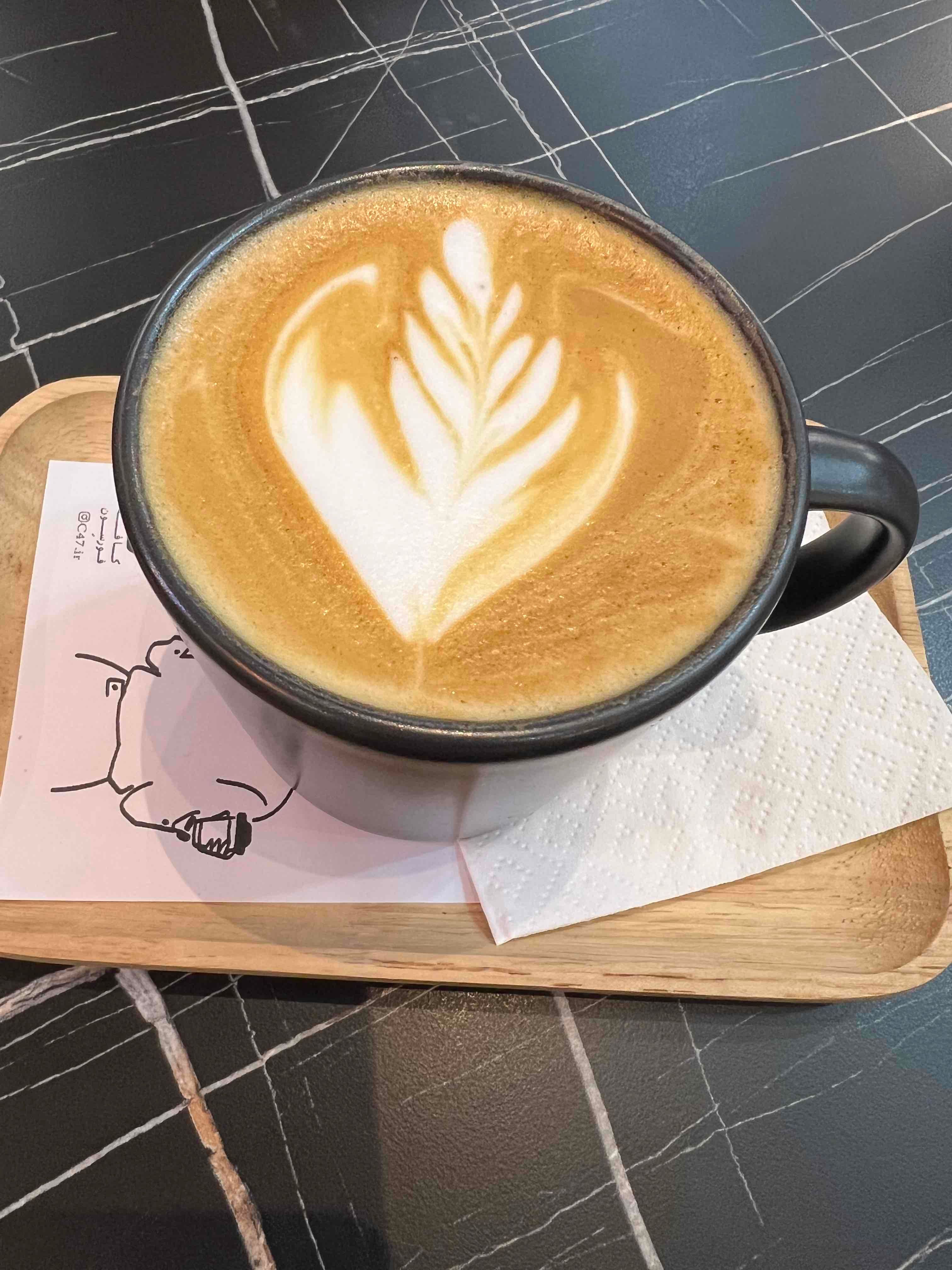 The secret of art coffee