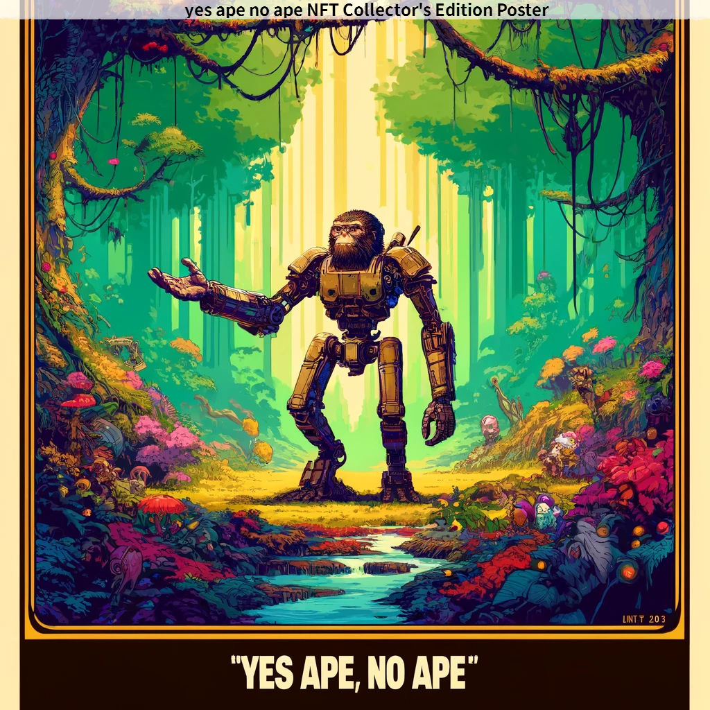 yes ape no ape poster #1679