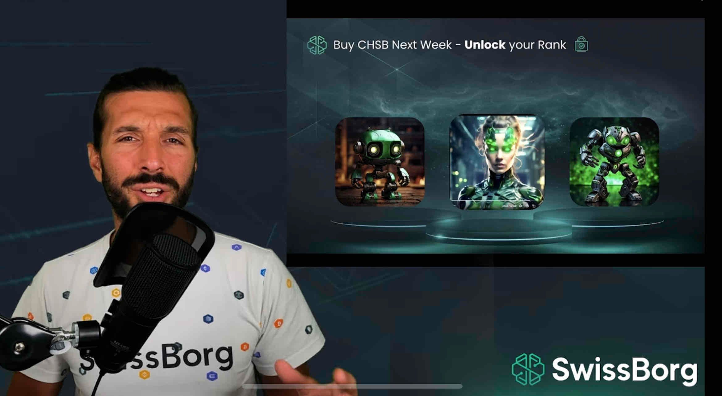 Do you want your CyBorg profile picture in your SwissBorg app ? Level up with $CHSB