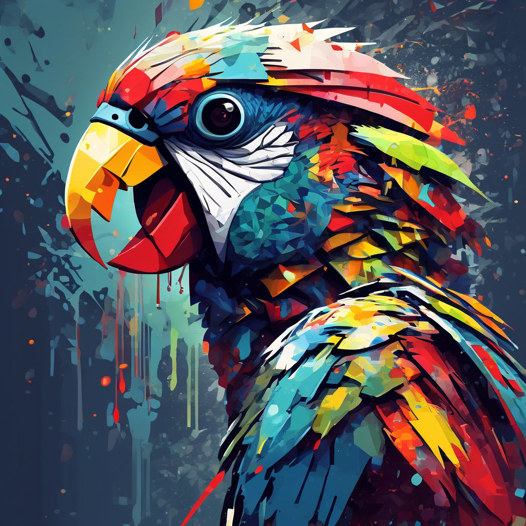 CyberParrot (echais.lens) Lens social identity (.lens handle) PFP