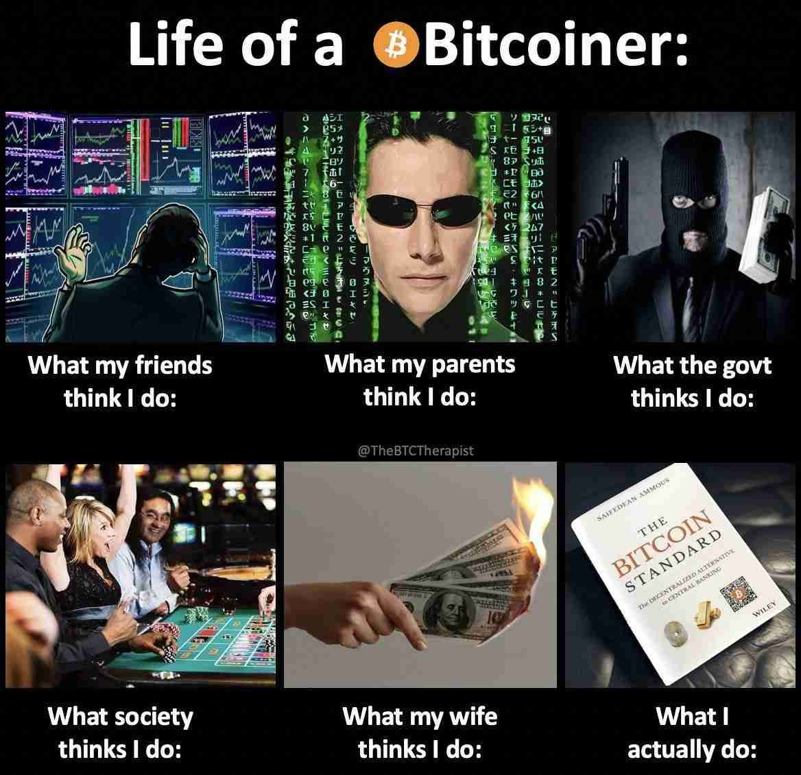 They don't understand the #Bitcoin    life...