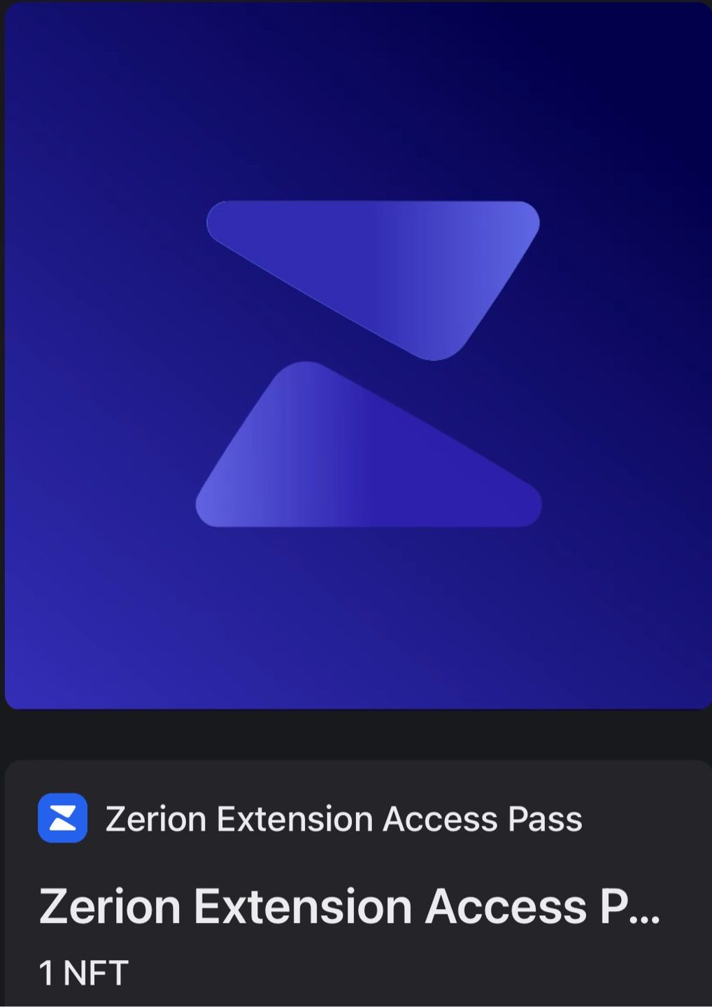 Testing the new Zerion wallet extension. This is looking like my new go-to for all things web3. 
A+ …