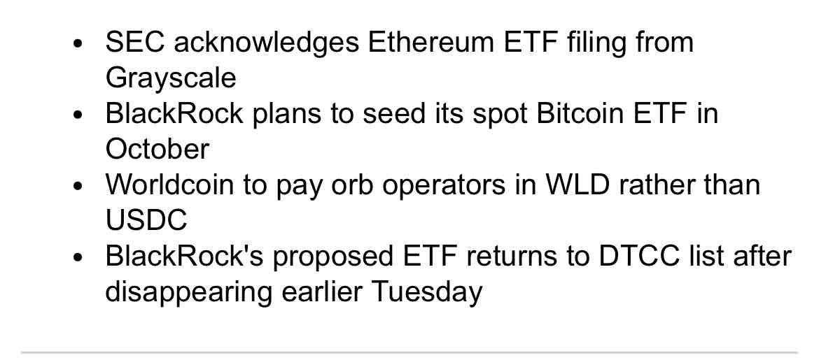 BTC and ETH …ETF coming very soon . Pump your bags.