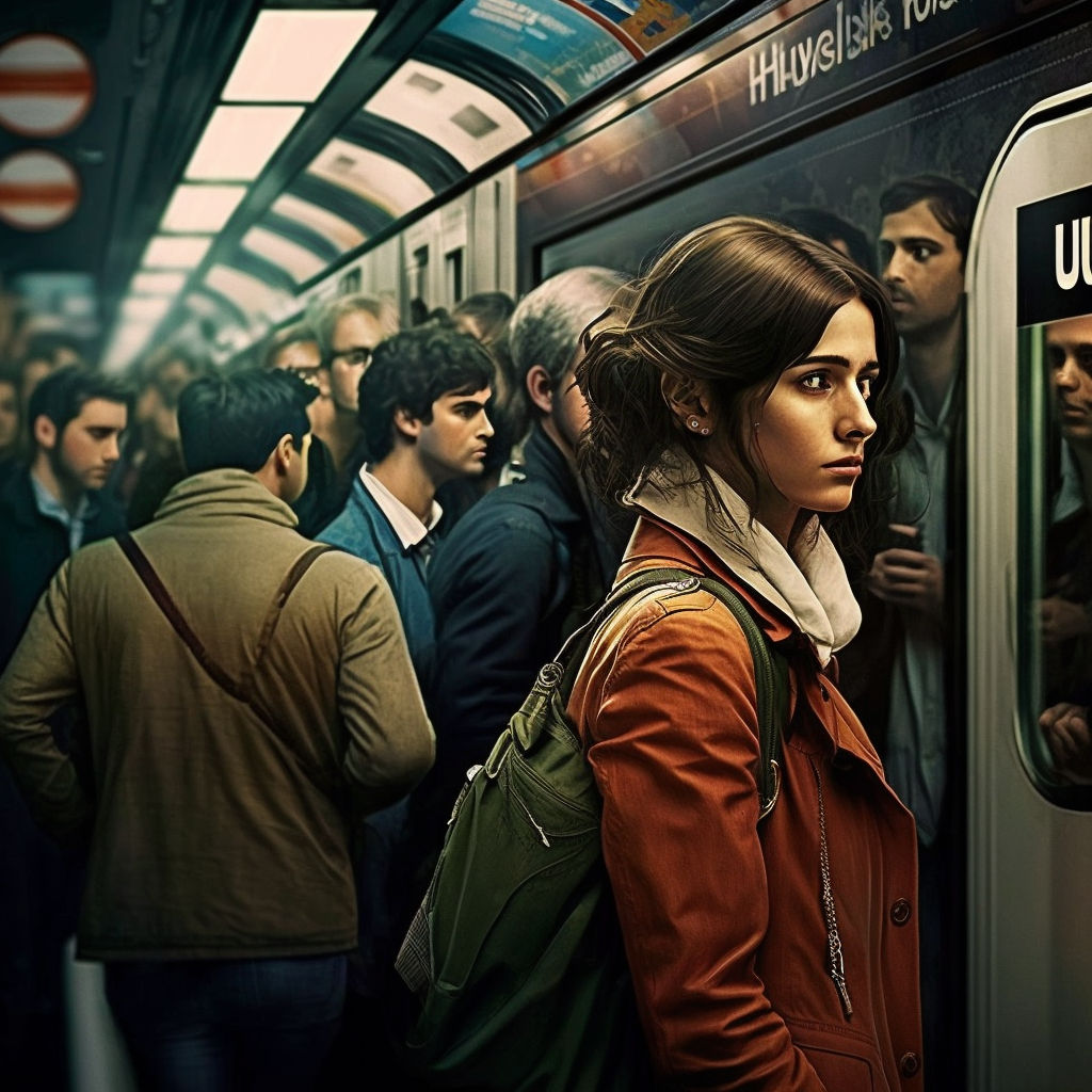 Girl on the train (nadnad.lens) Lens social identity (.lens handle) PFP