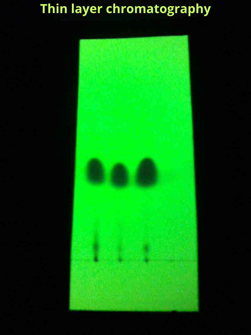 Thin layer chromatography is used to separed and identify organic compounds...