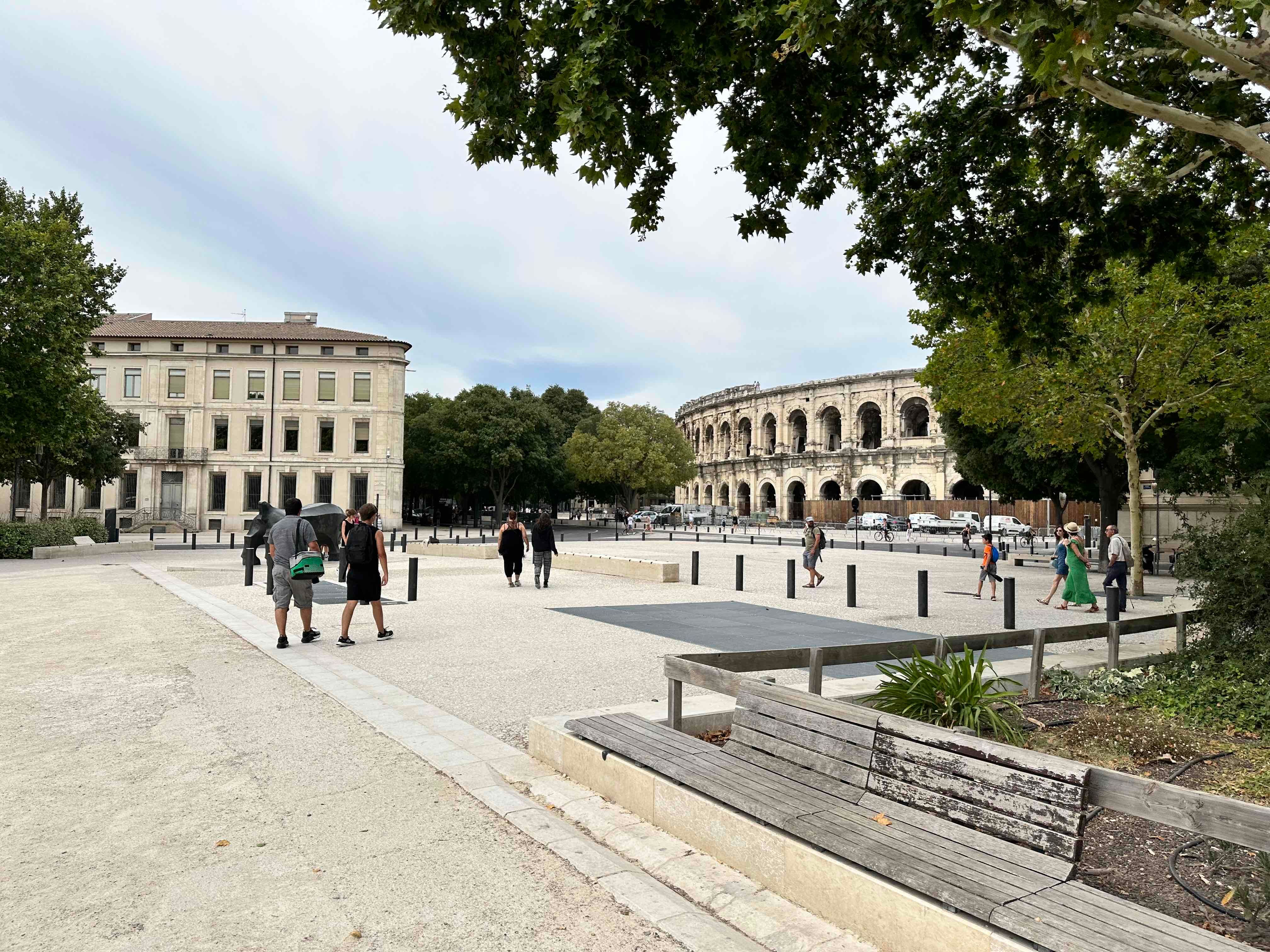 Taking a stroll to the Coliseum 