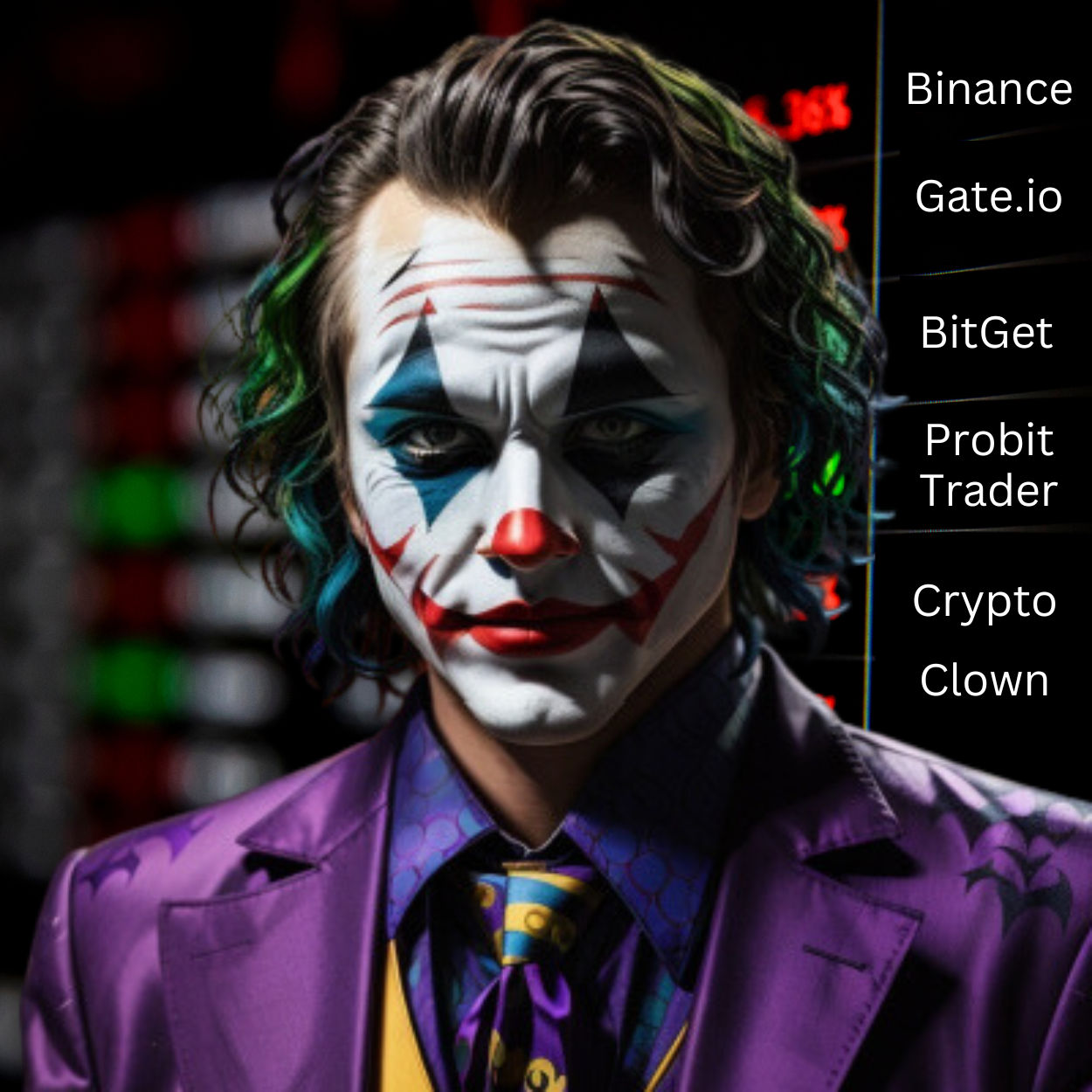 Crypto Clown (probitrader.lens) Lens social identity (.lens handle) PFP