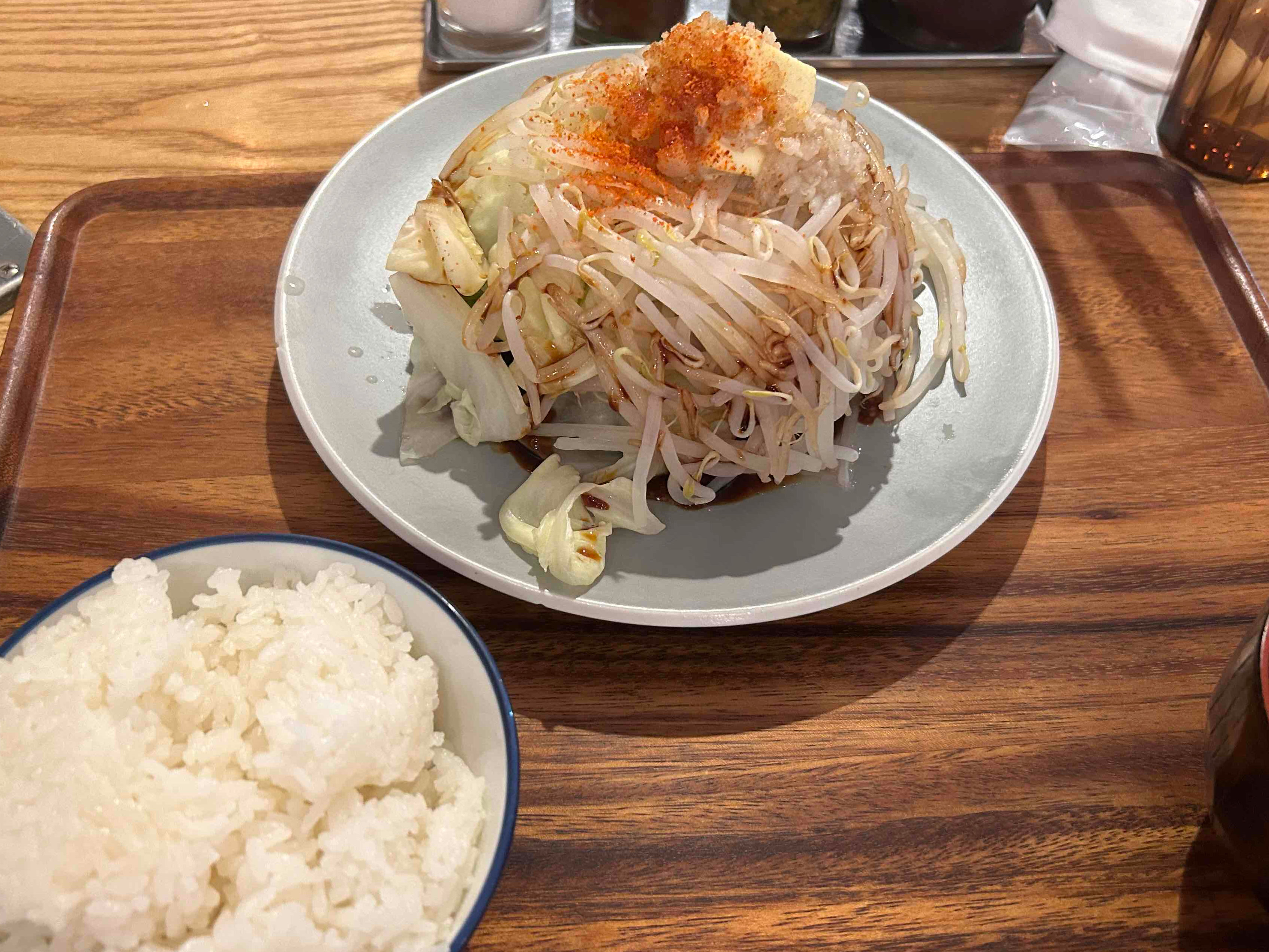 I had a hamburger steak meal that reminded me of Jiro.