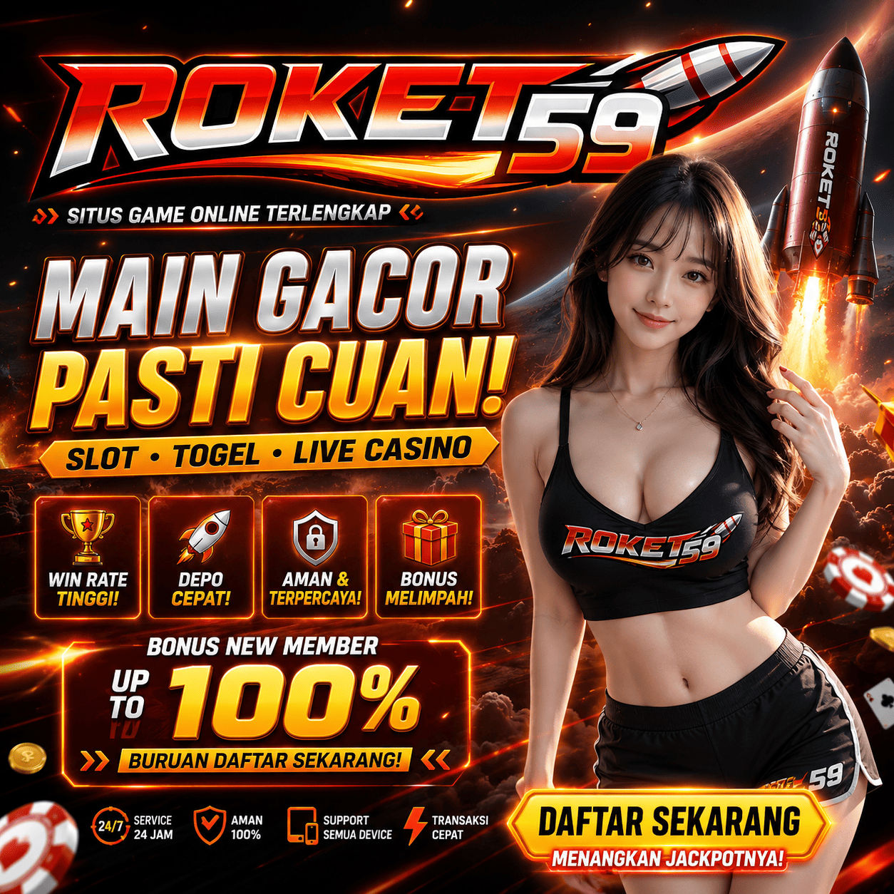 ROKET59 – Teknologi Digital Modern Penghasil Cuan Online Paling Inovatif dan Terpercaya image 1