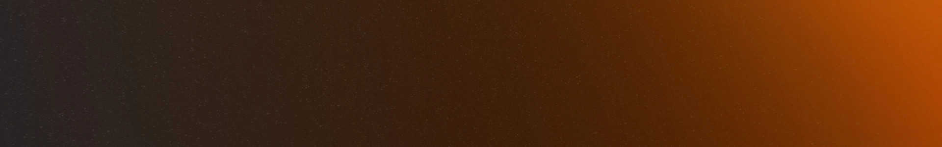 Baggrundsbanner i mørk orange og brun gradient