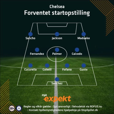 Chelsea startopstilling