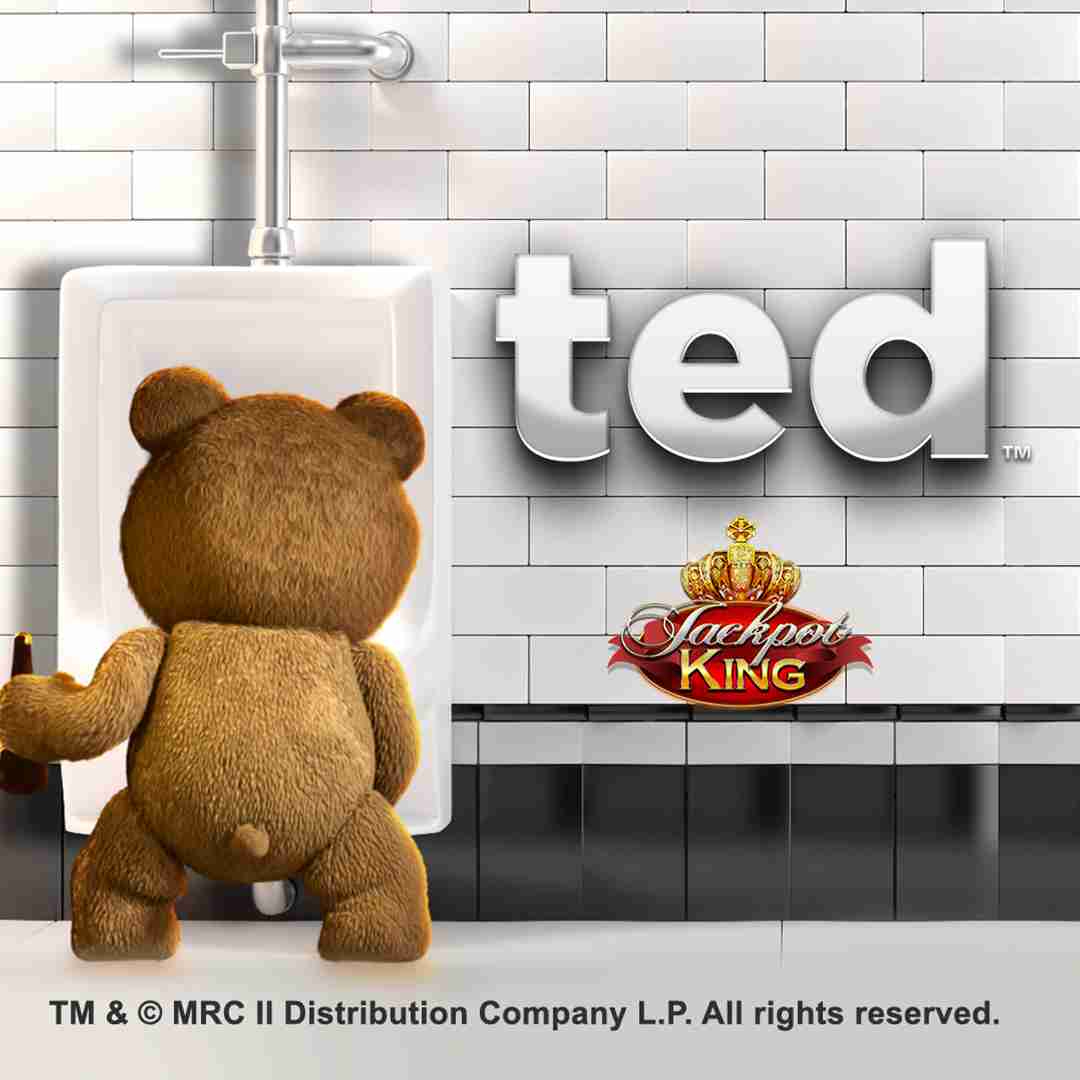 Ted Teddy Bear Toilet Poster