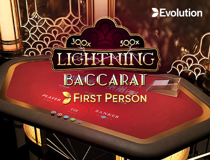 Play First Person Lightning Baccarat by Evolution | LeoVegas Live Casino