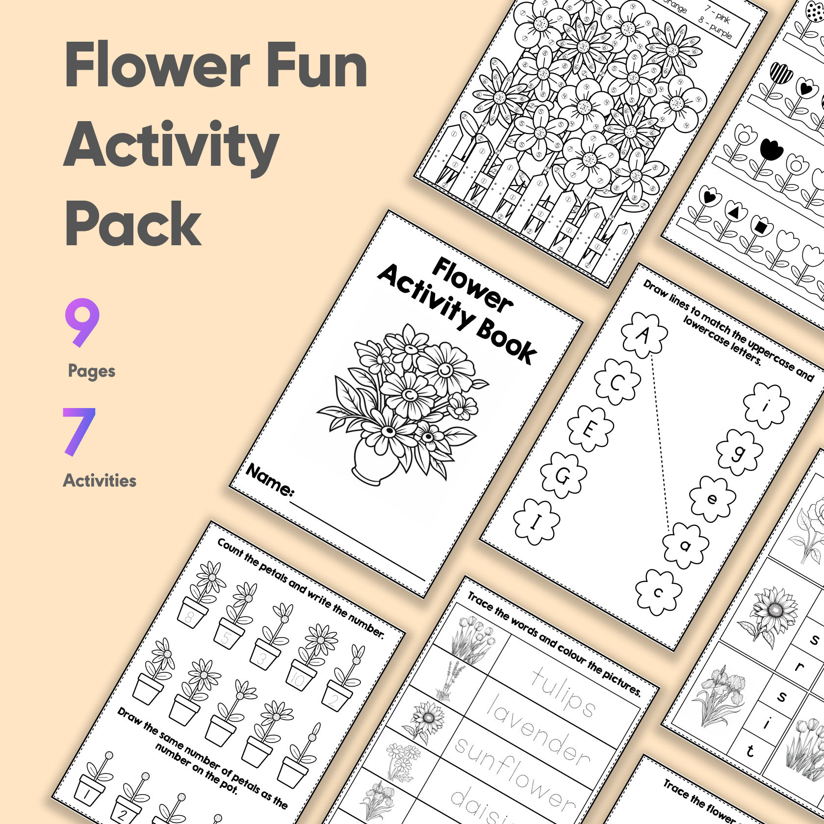 Flower Fun Activity Pack