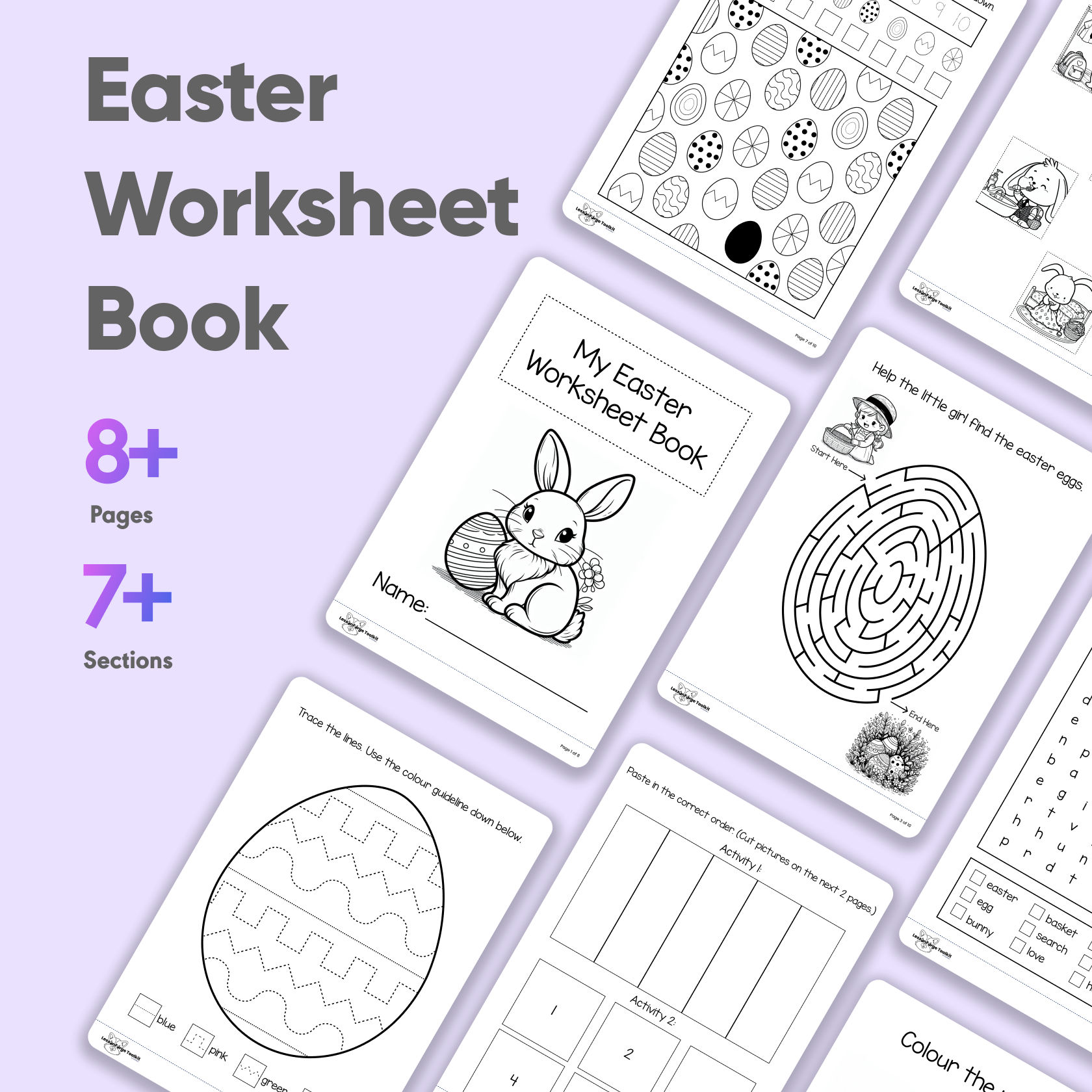 Easter Worksheet Book