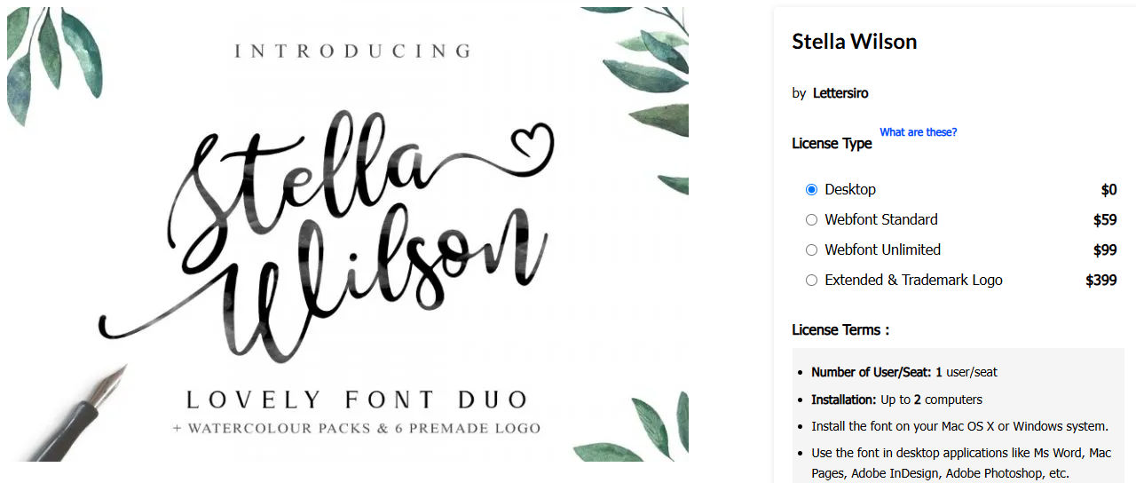 1. Stella Wilson (Free Personal)