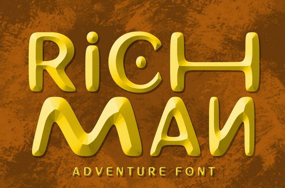 15. Richman Unique Font