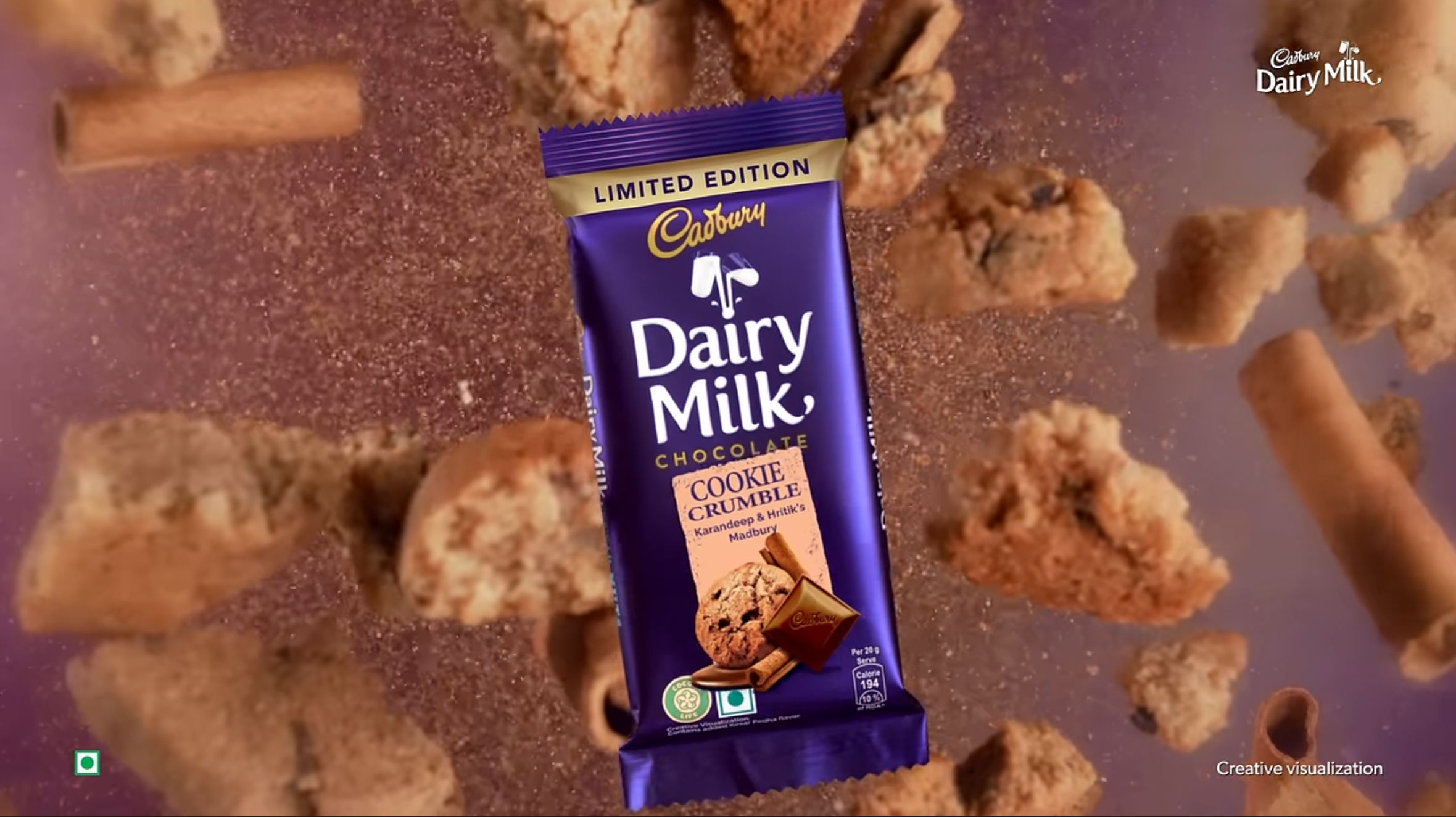 17. Cadbury Dairy Milk Cookie Crumble