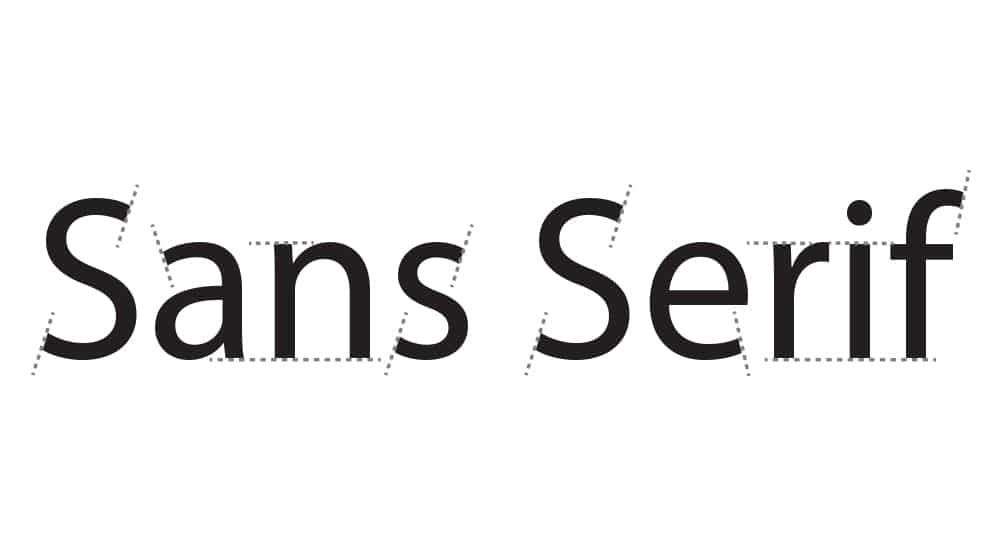 2. Sans Serif Typography