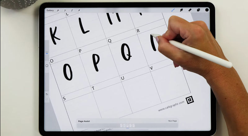 Filling Template with Handwriting on Procreate