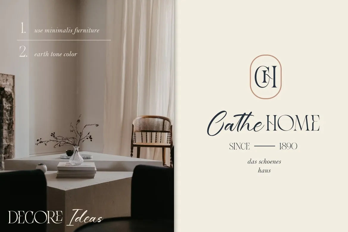Example of font pairing