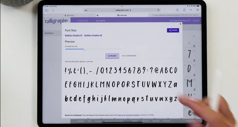 Adjust Spacing and More on Calligraphr