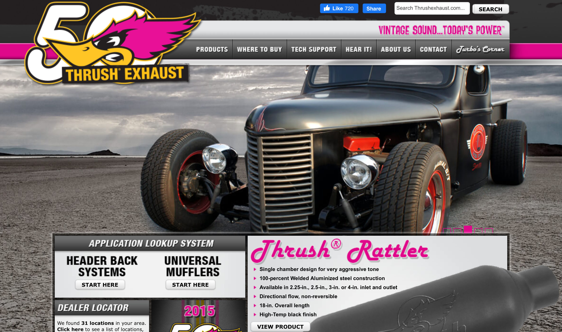 7. Bold Retro Web Design