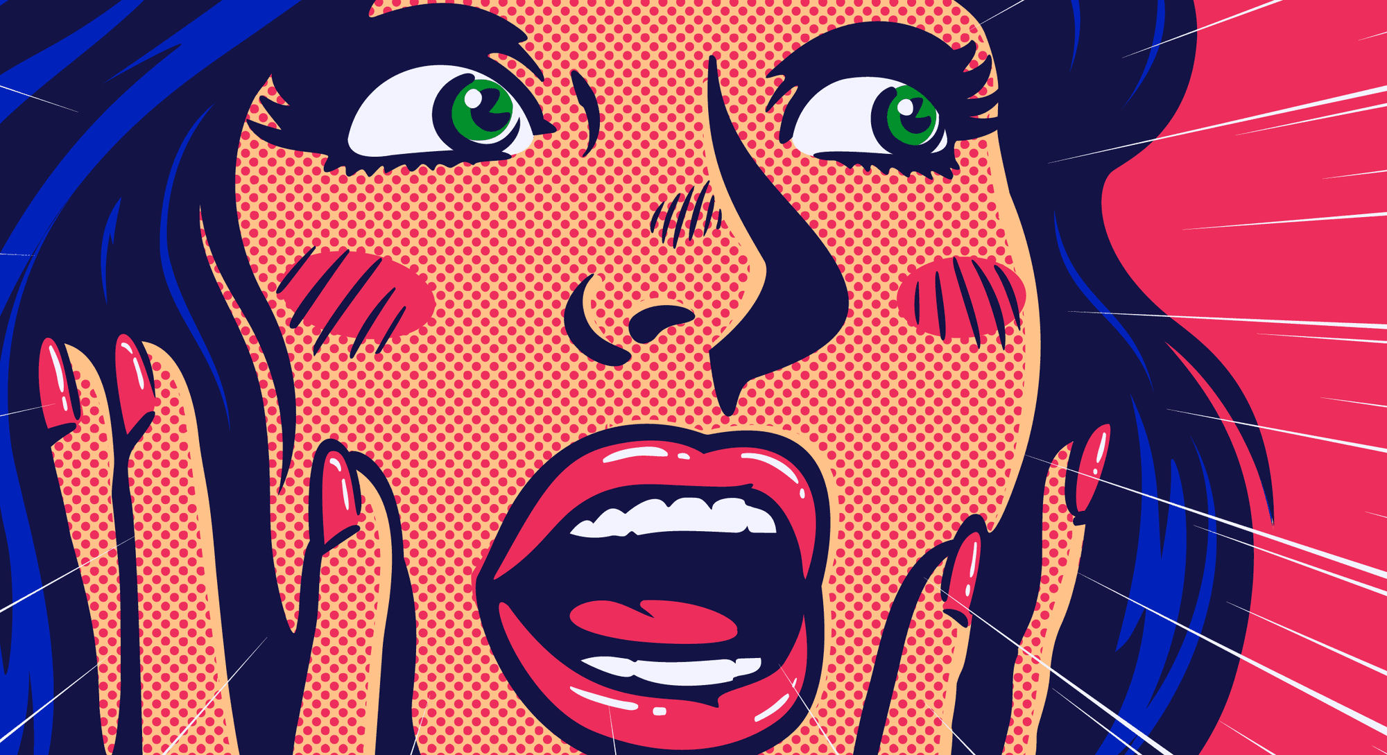 Pop Art for retro graphic design