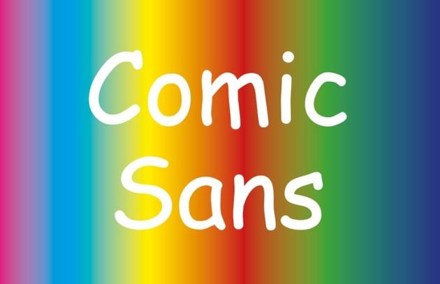 Natural and Informal Comic Sans