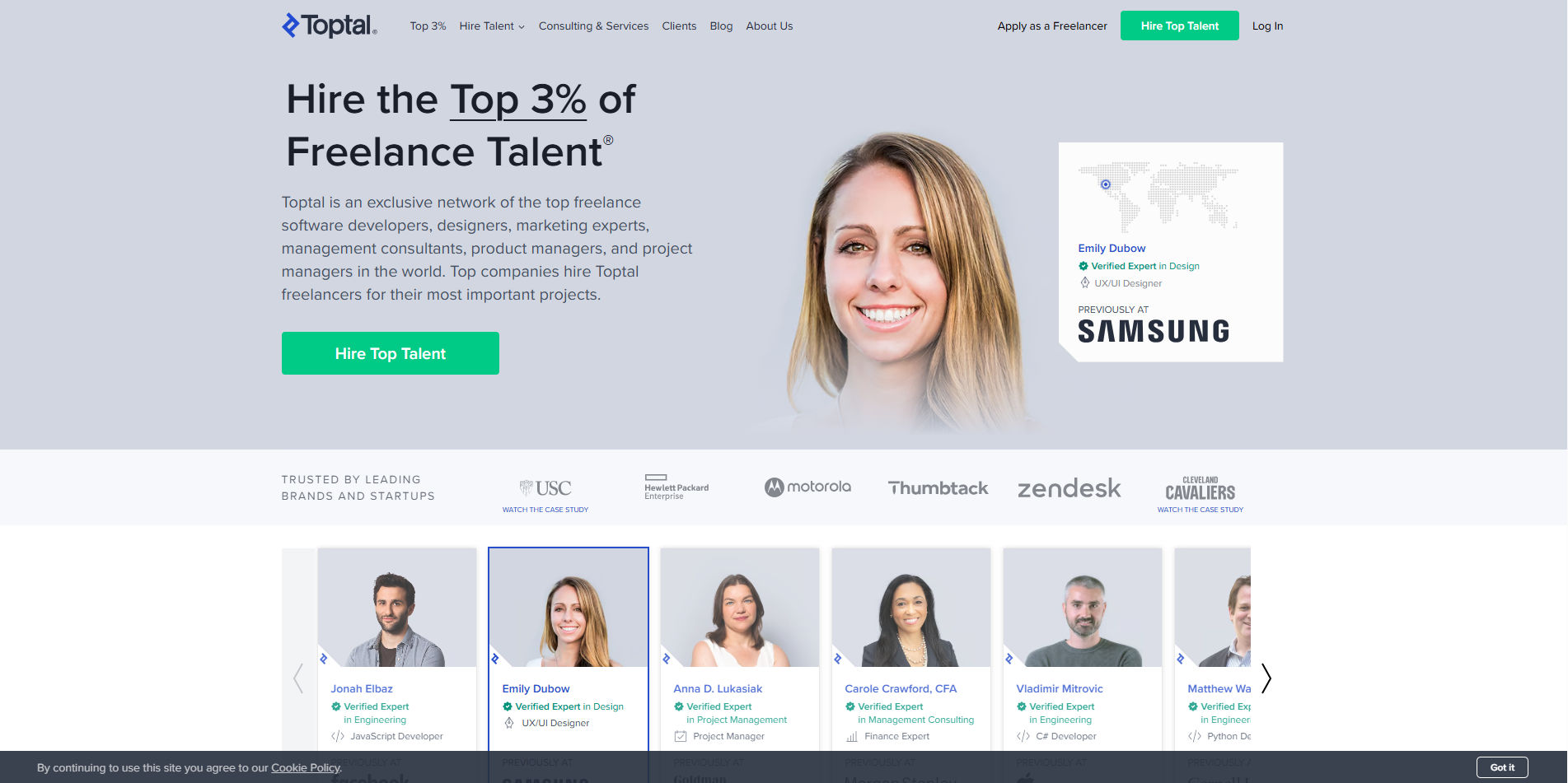 Toptal as a freelance platform