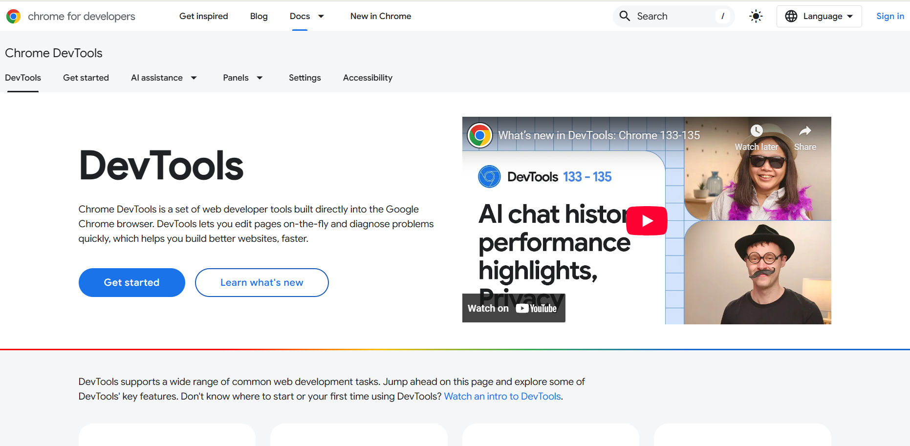 Chrome Developer Tools