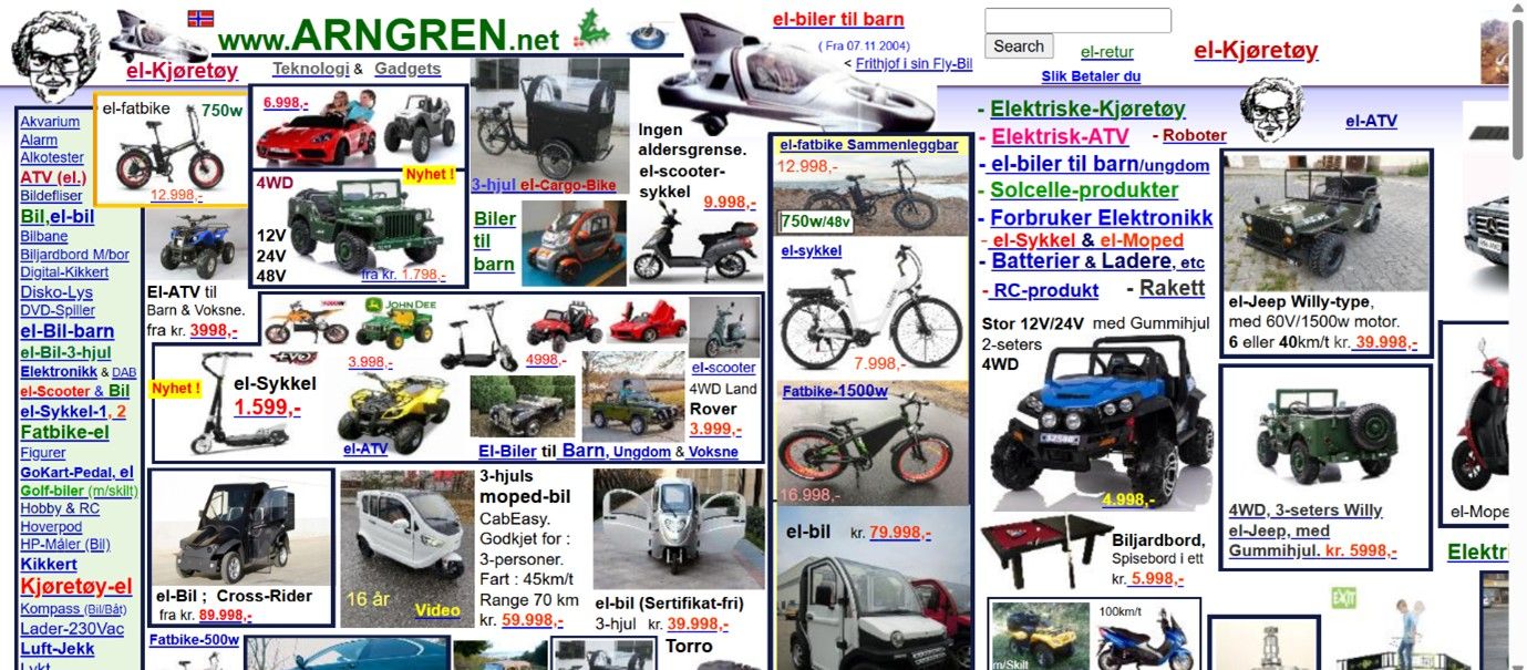 Arngren’s web design 