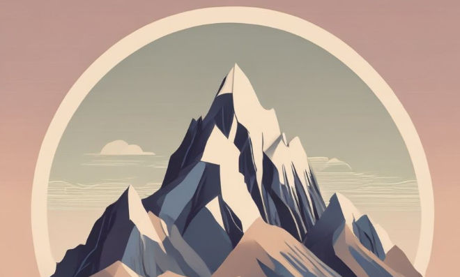 Minimalist AI art style