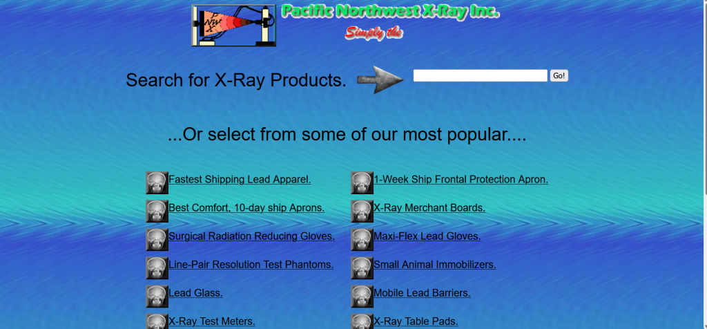 Pacific’s web design