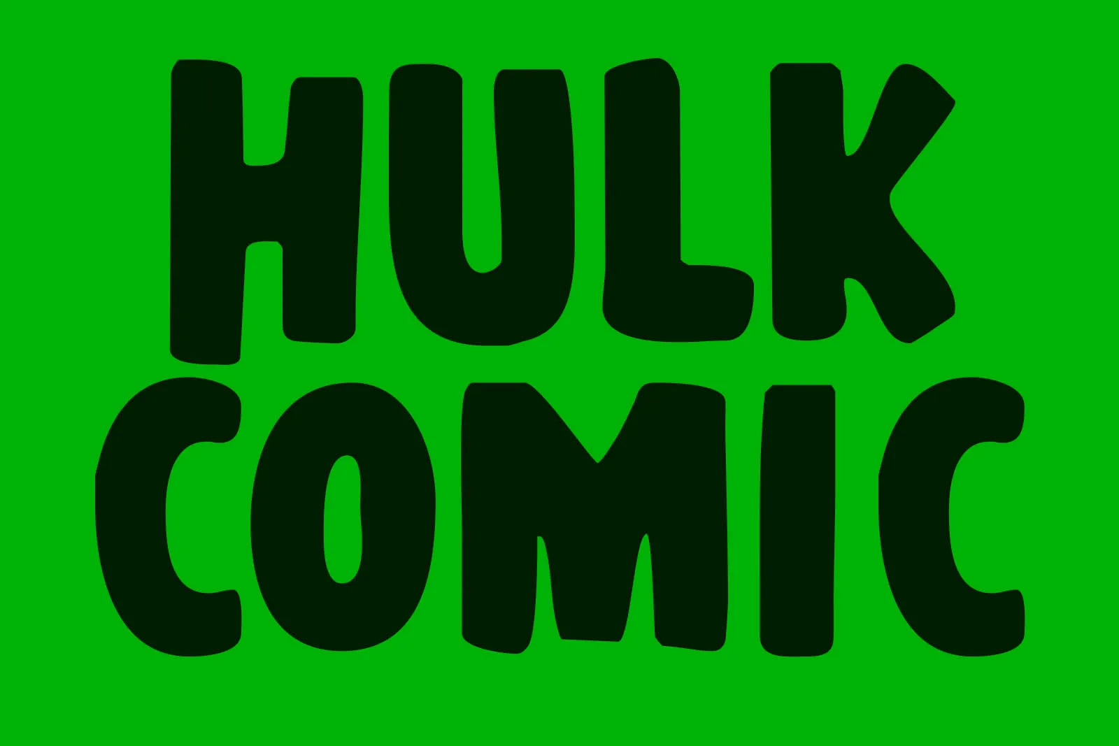 5. Hulk Comic