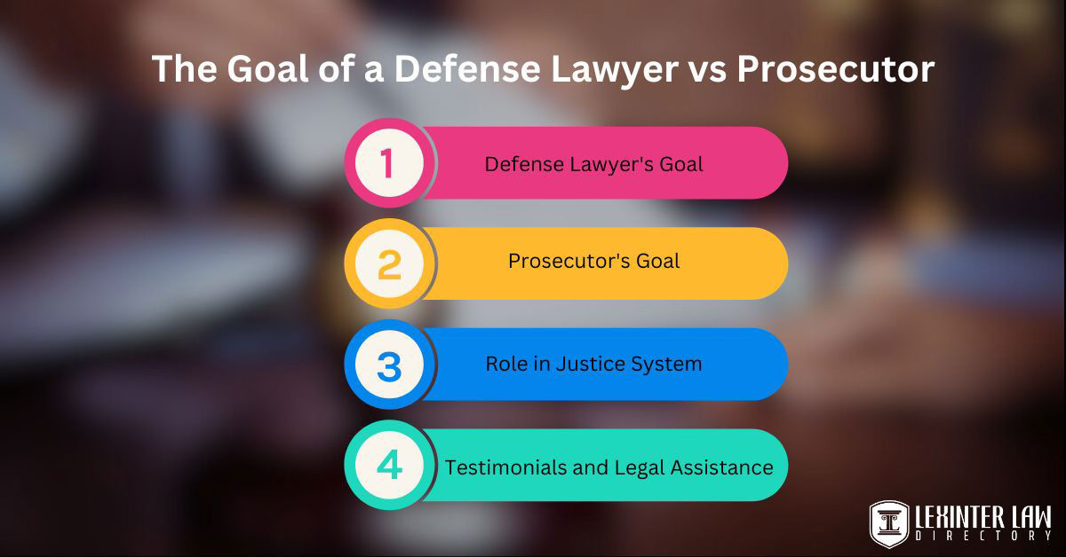 Defense Lawyer Vs Prosecutor The Differences? Lexinter