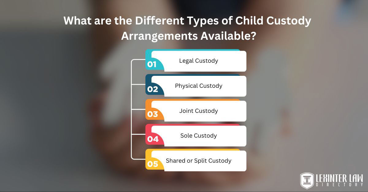 Different best sale custody arrangements