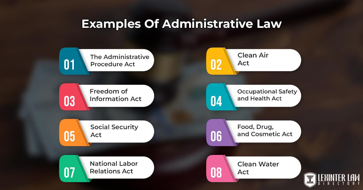 Examples Of Administrative Law
