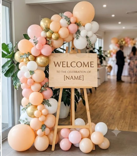 Personalized Welcome Board