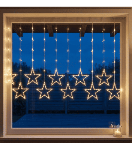 LED Hanging Star Lights 